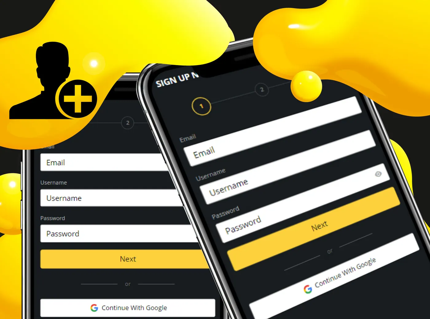 Register in the Betobet app using your personal information.