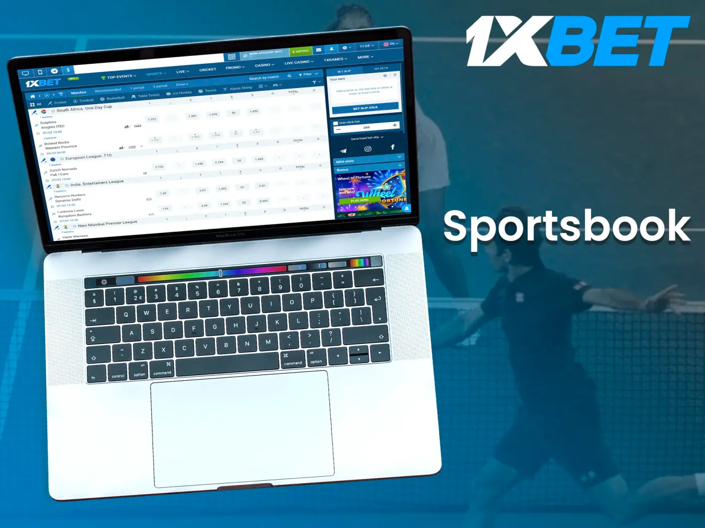 You can bet on different types of sports at 1xBet.