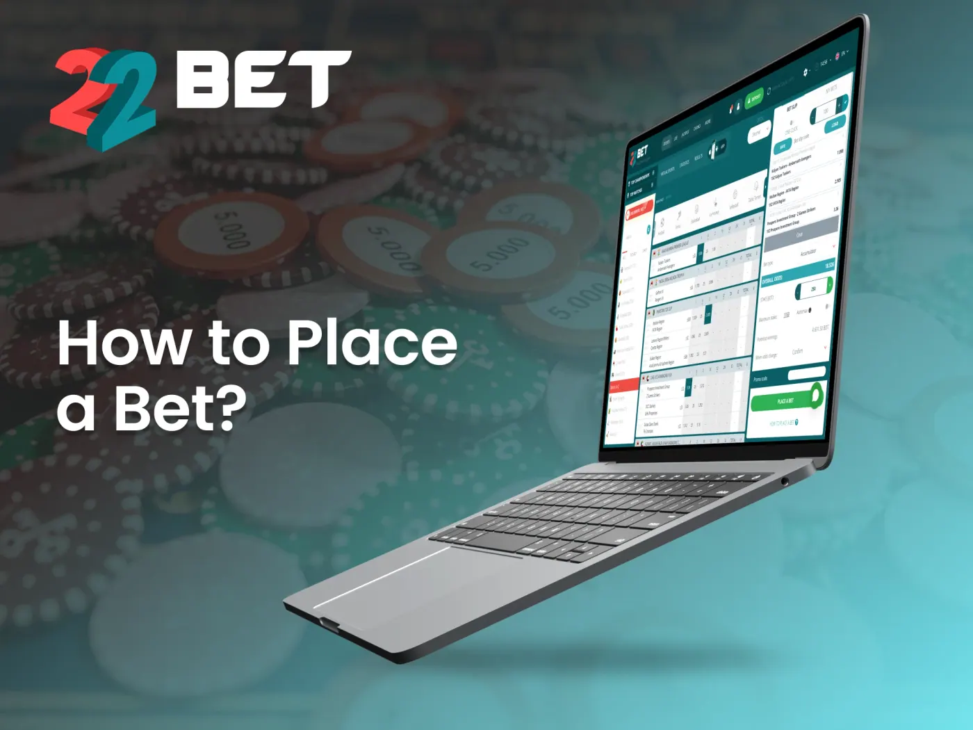 Learn how to place a bet at 22Bet.