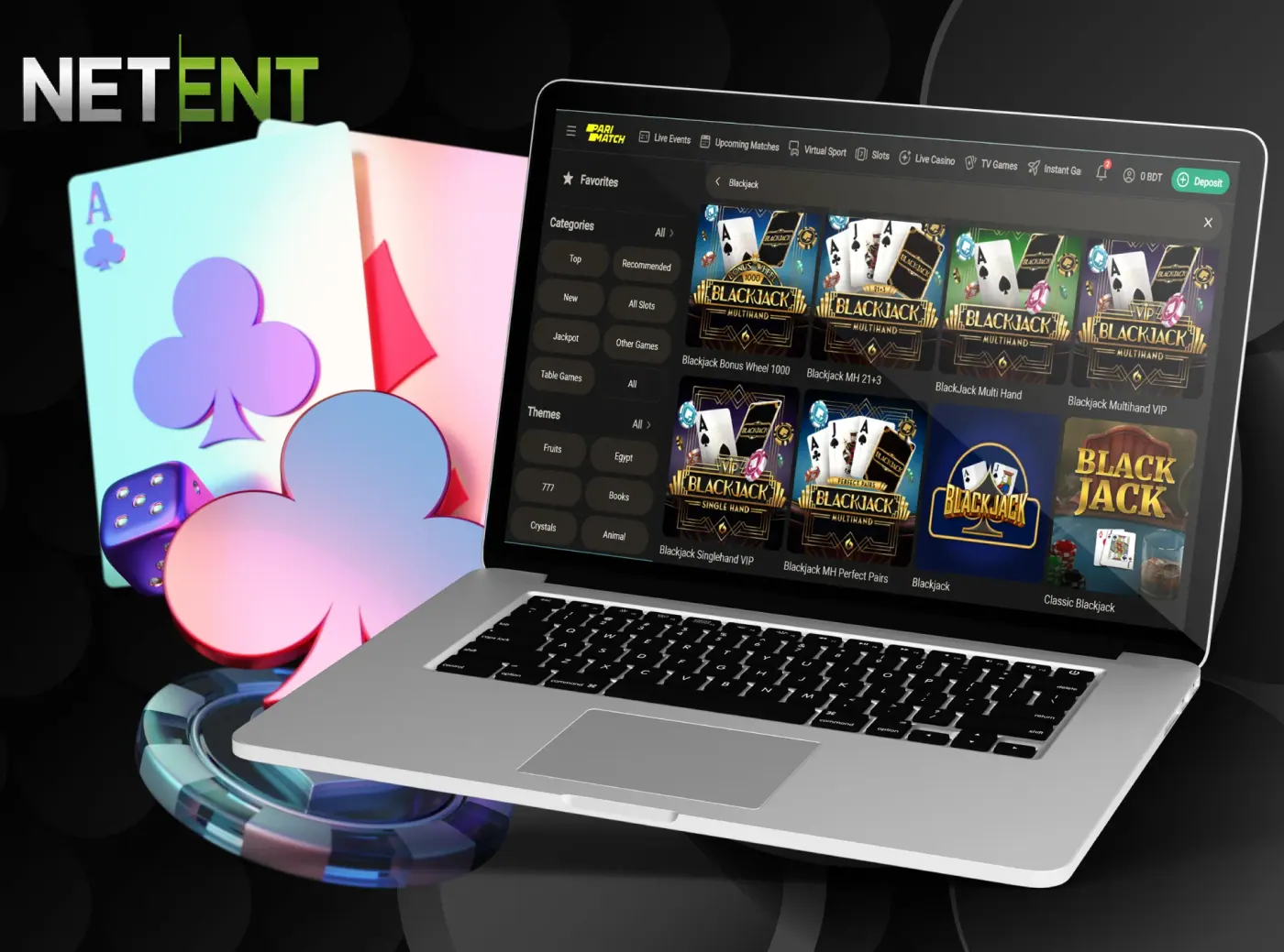Blackjack games from NetEnt.