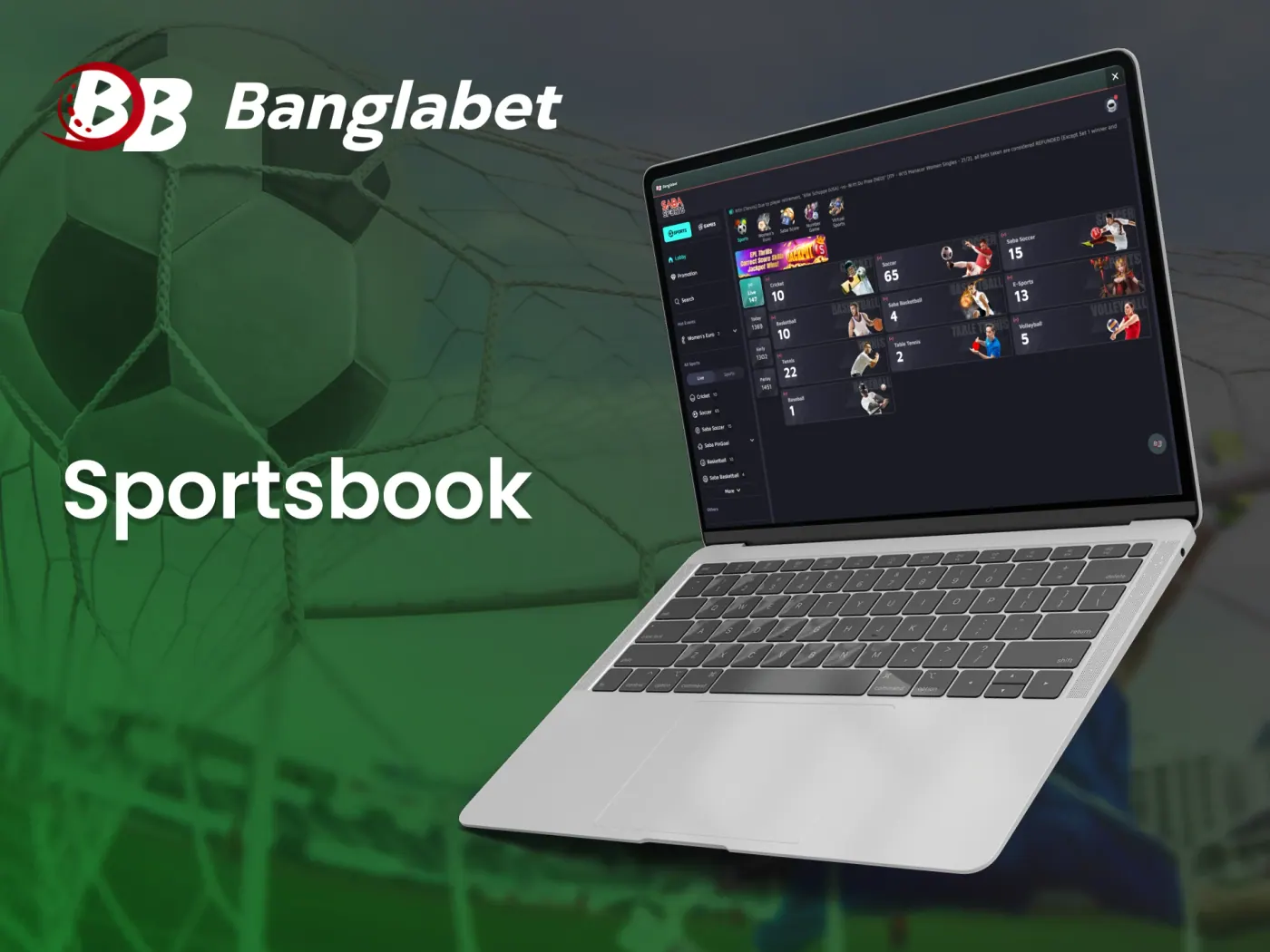 Place your sports bets online in Bangladesh with Banglabet.
