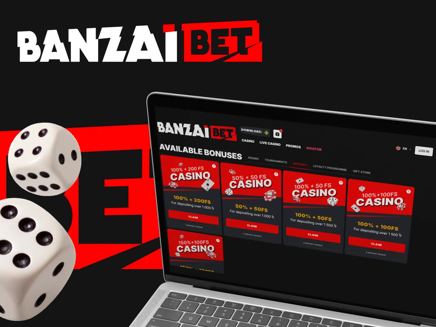 Banzaibet bonuses summary.