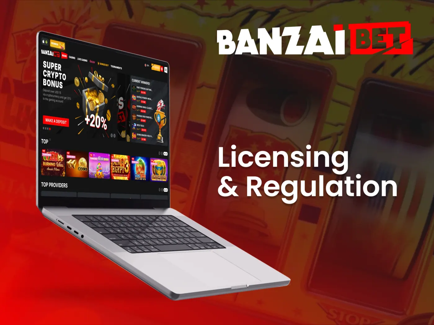 BanzaiBet casino licensing.
