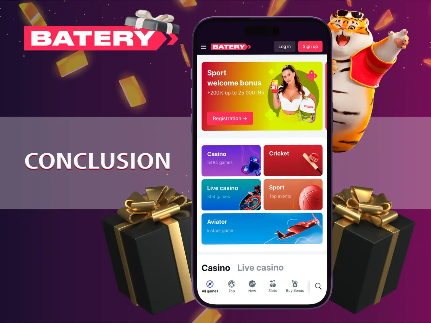 Batery app conclusion.