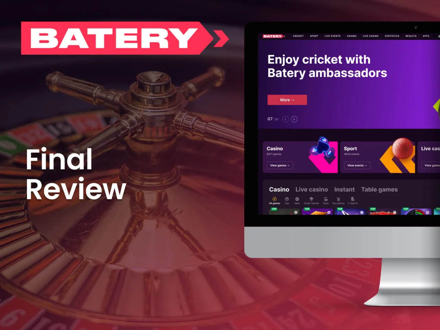 Batery casino final review.