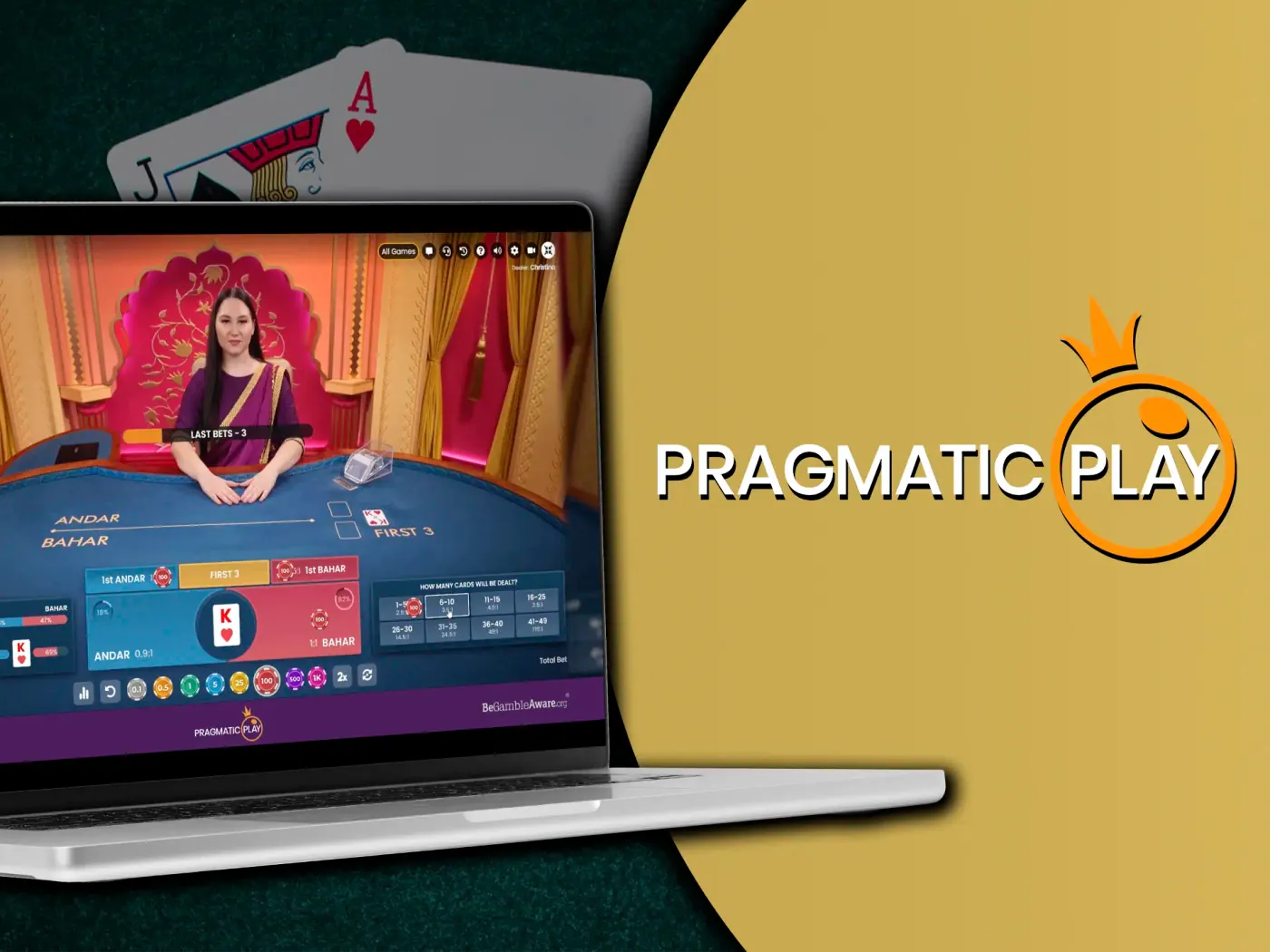 Live Andar Bahar from Pragmatic Play.