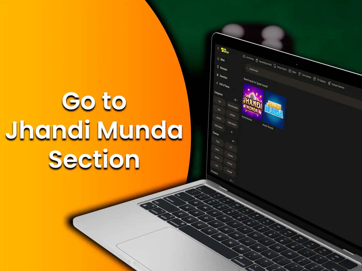 Find Jhandi Munda game using search and run it.