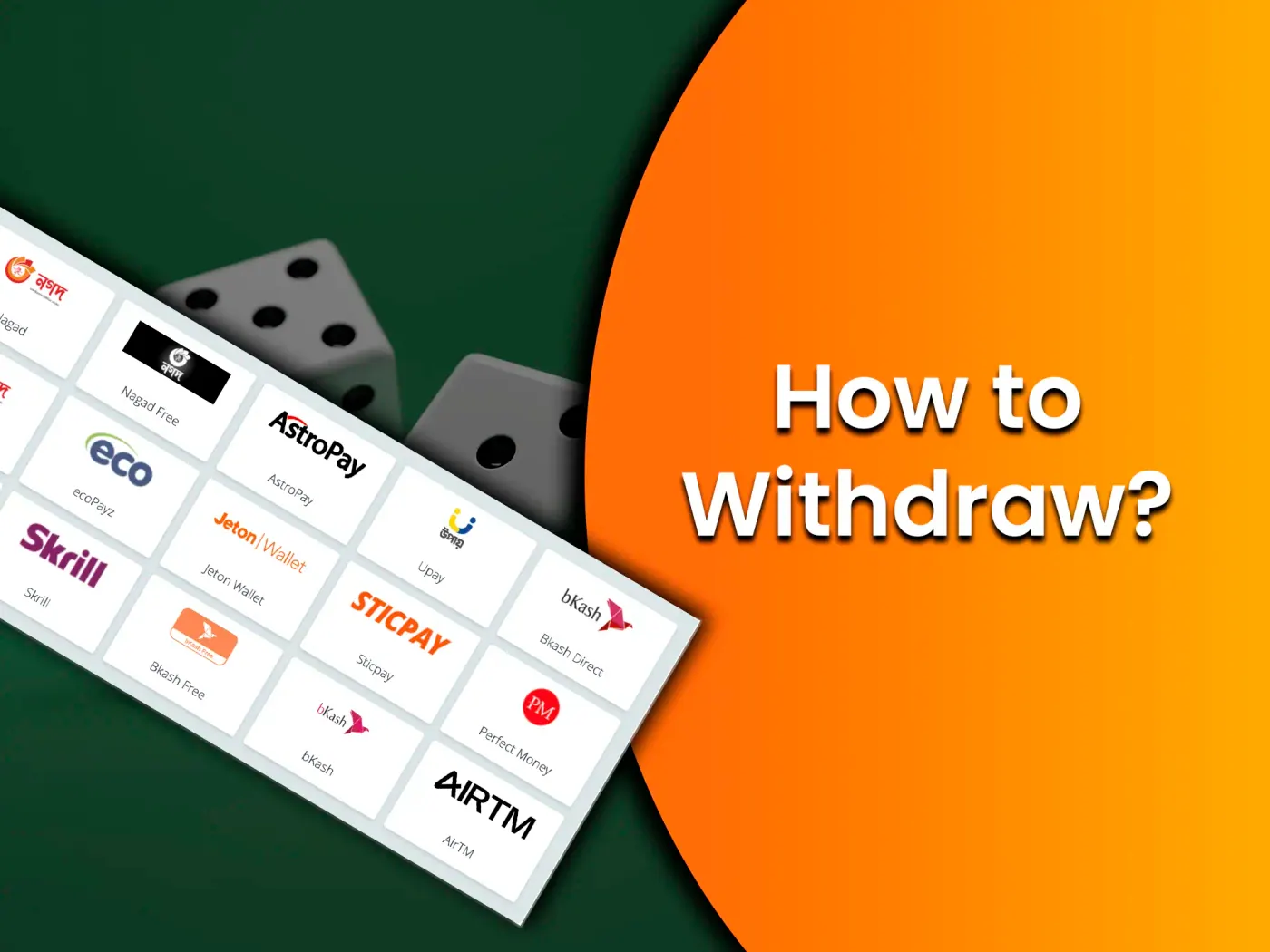 How to withdraw from a Jhandi Munda casino account.