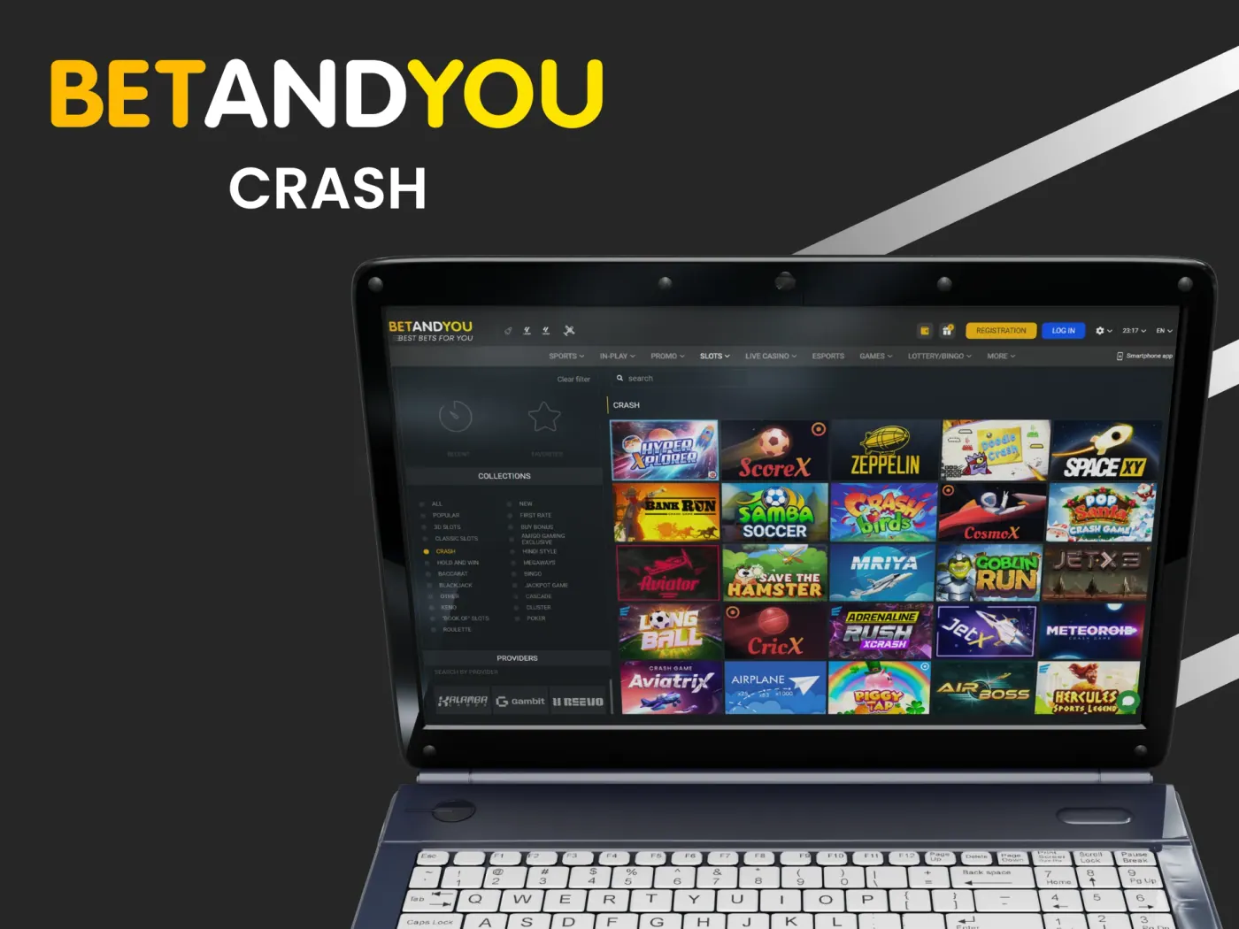 Crash games at Betandyou.
