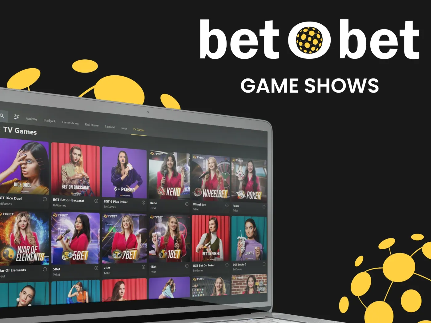 Experience exciting game shows at Betobet casino.