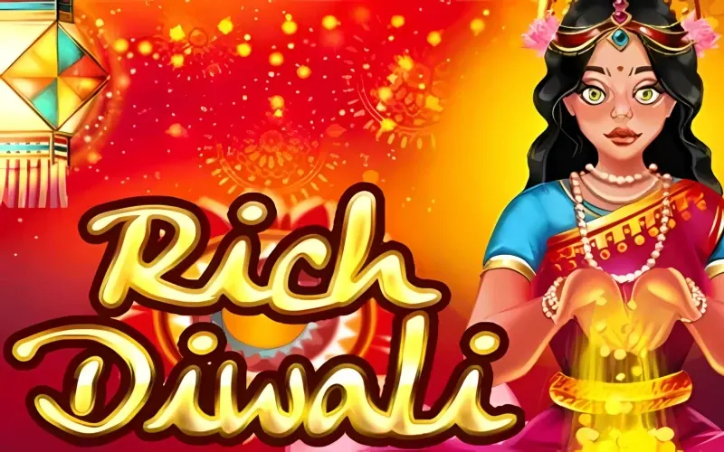 Engage in the virtual casino experience of Rich Diwali on Betvisa.