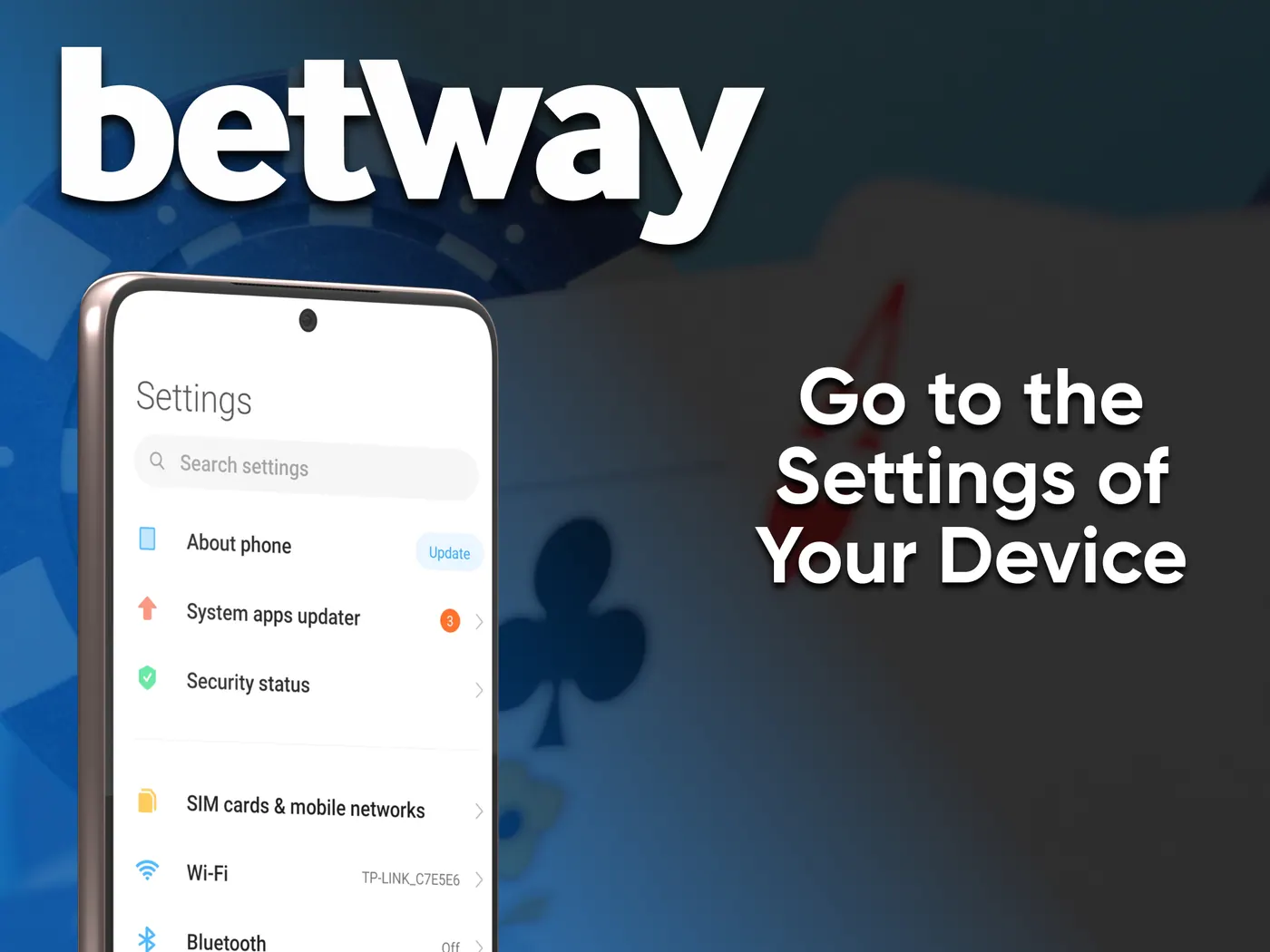 Allow installation of the Betway app on your device.