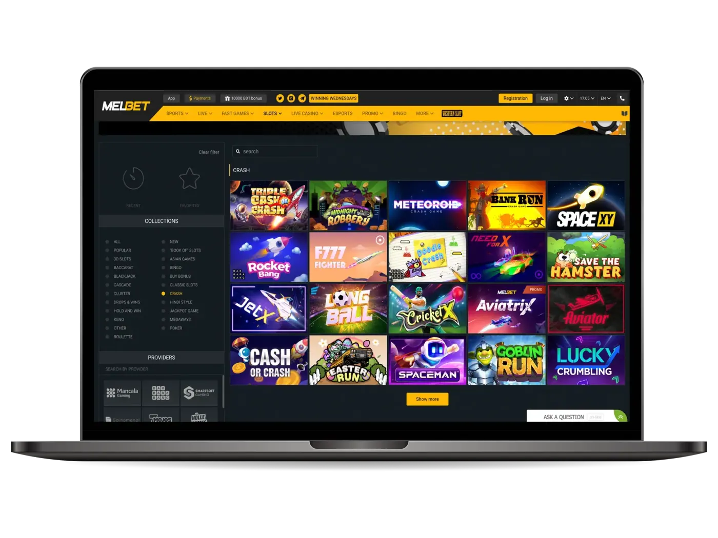 With crash games at Melbet, you certainly won't get bored.