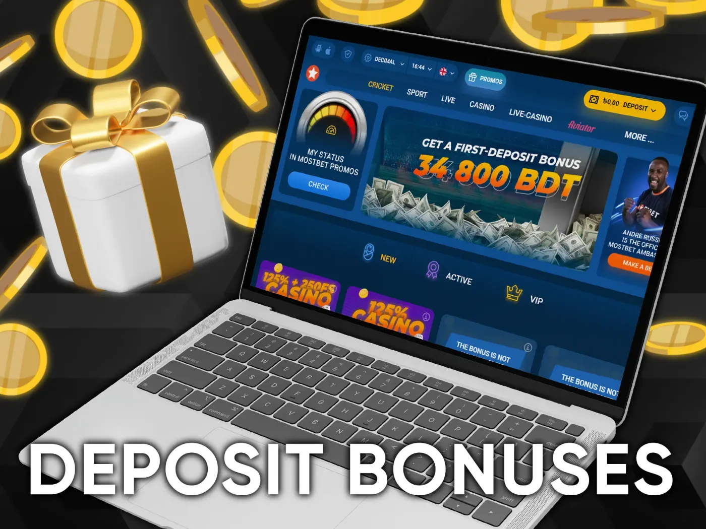 Deposit bonuses at crash gambling sites.