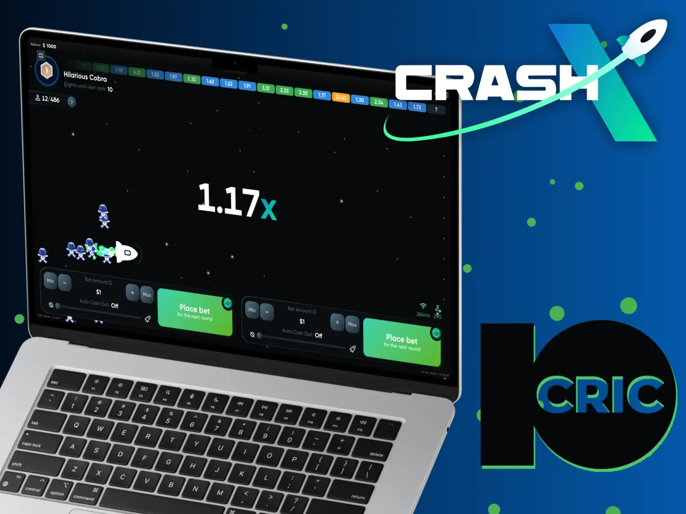CrashX at 10Cric.