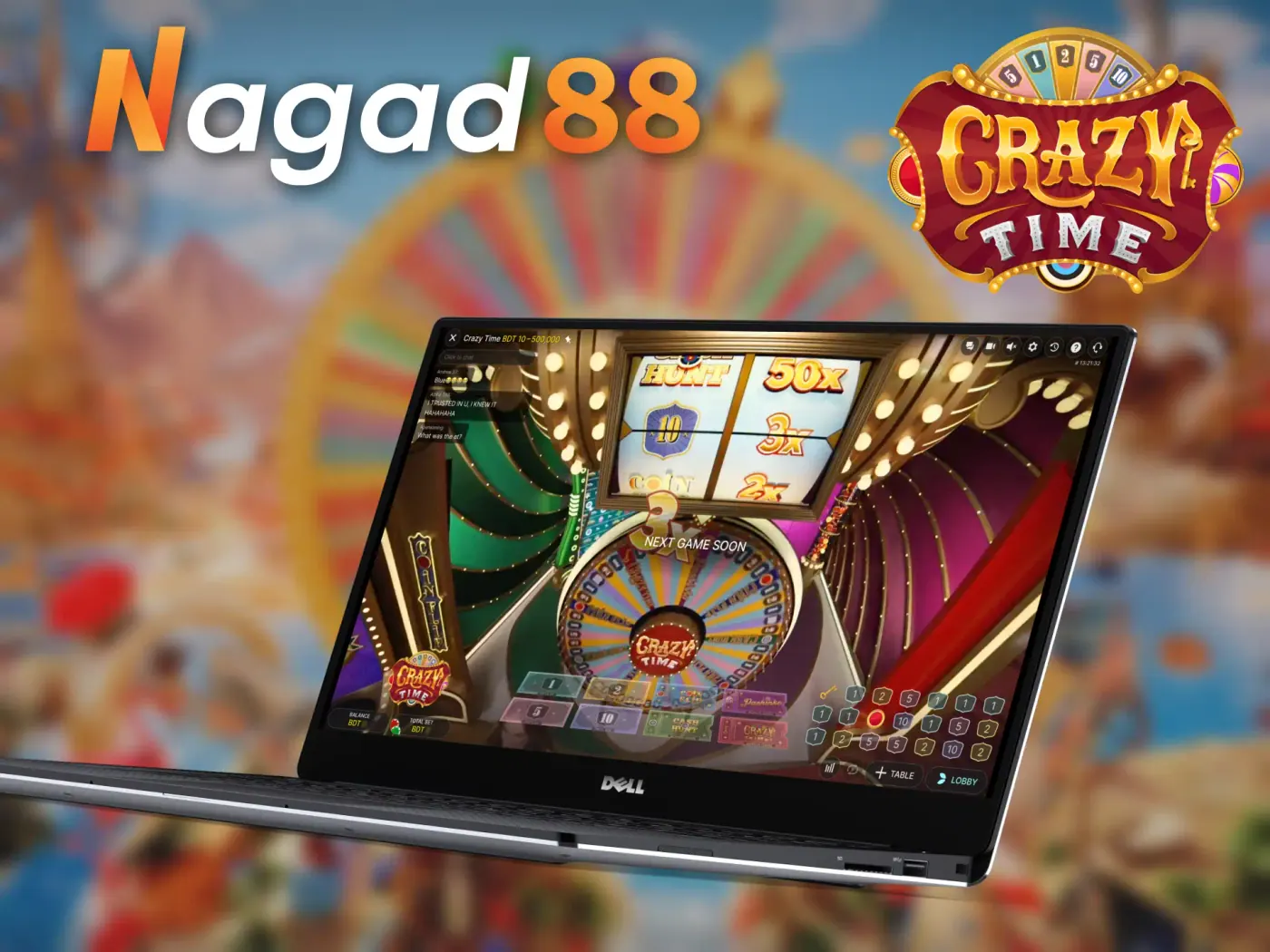 Crazy Time at Nagad88.