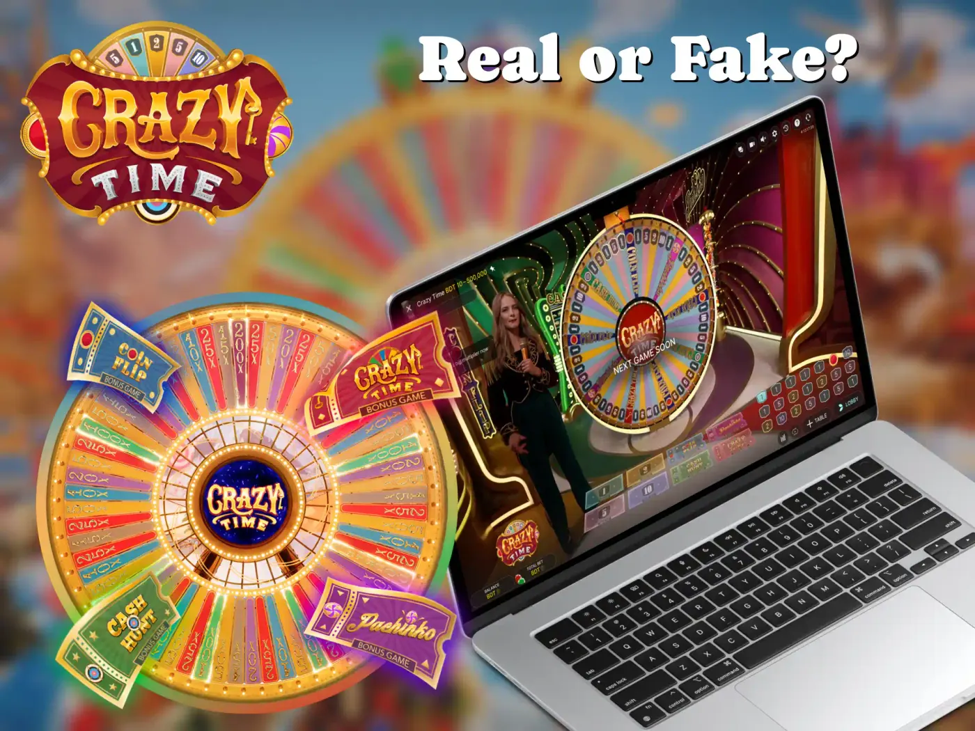 Crazy Time was developed by Evolution.