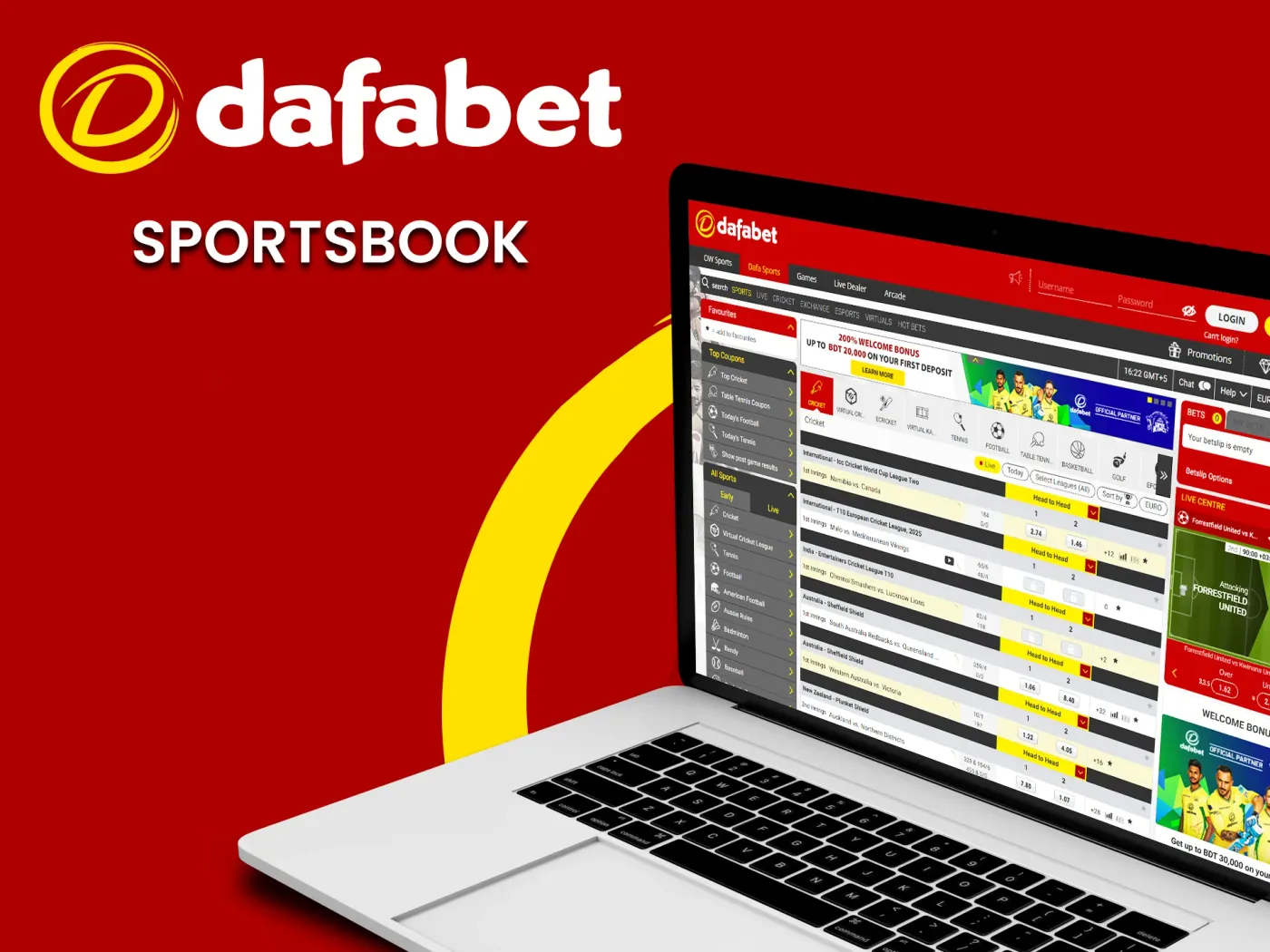 Dafabet sportsbook.