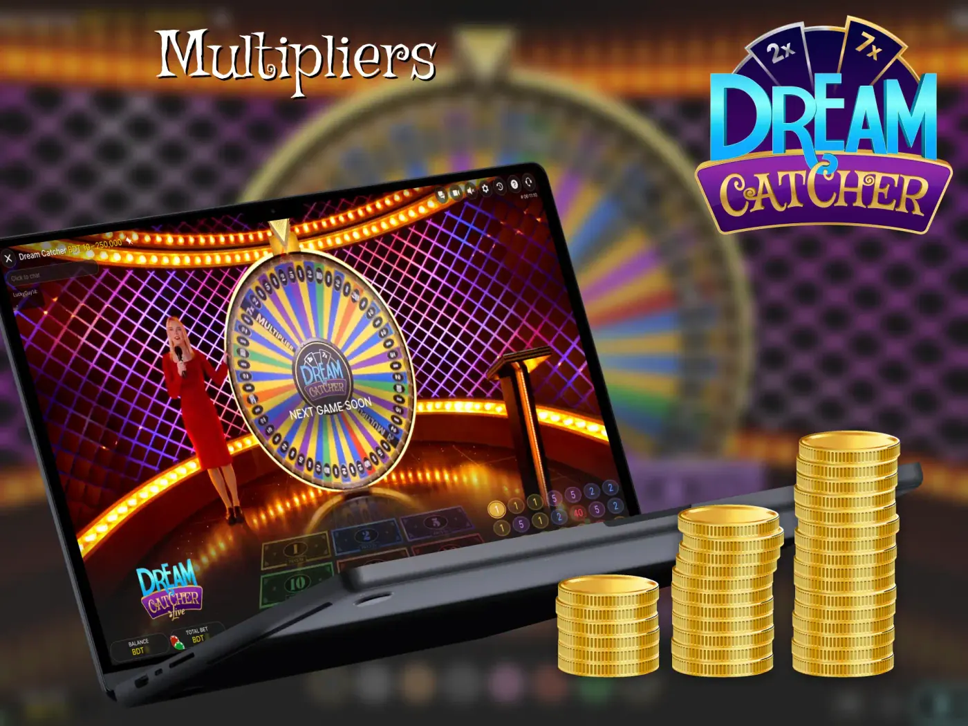 Dream Catcher Live multipliers.