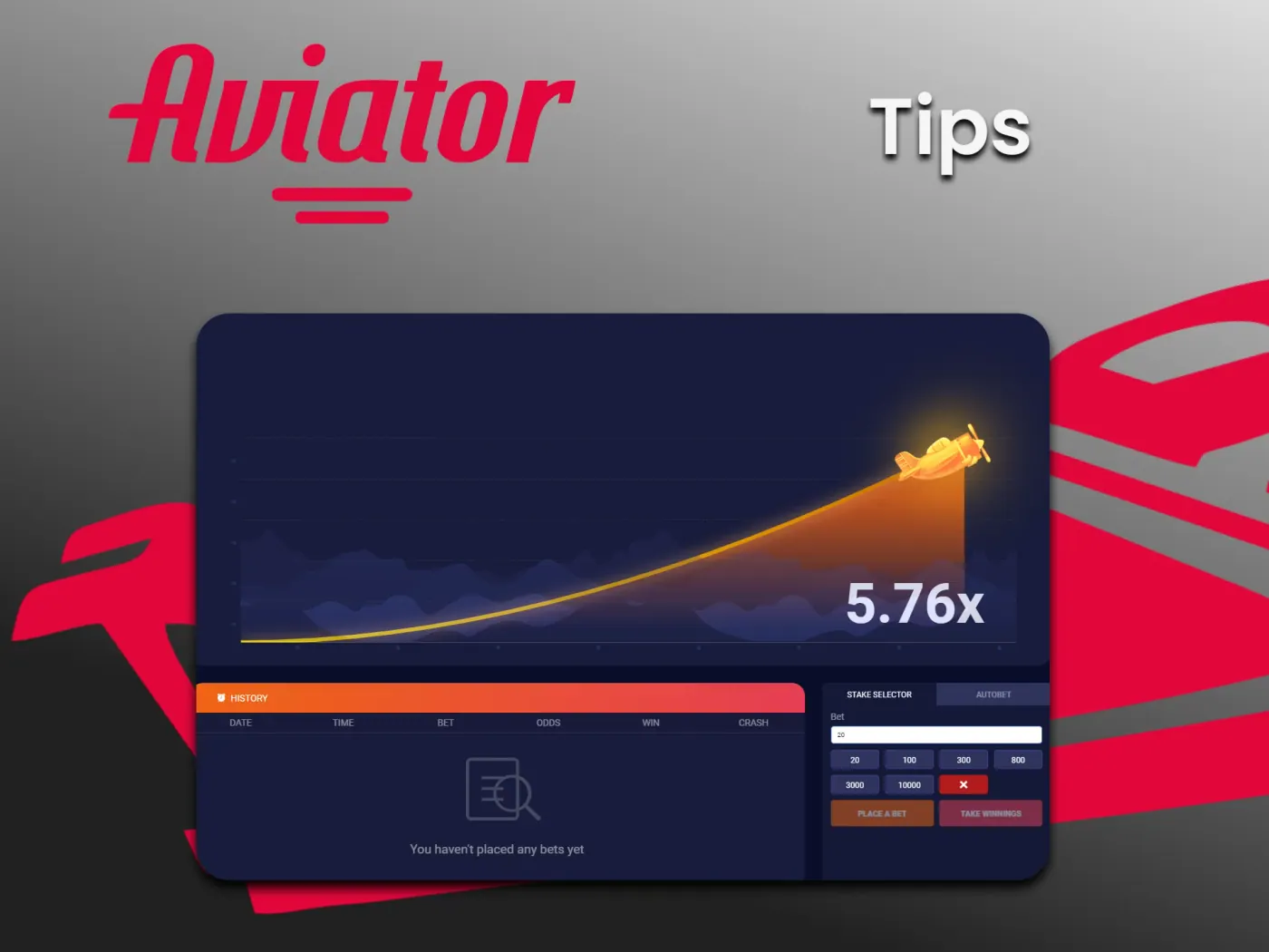 The Aviator demo version.