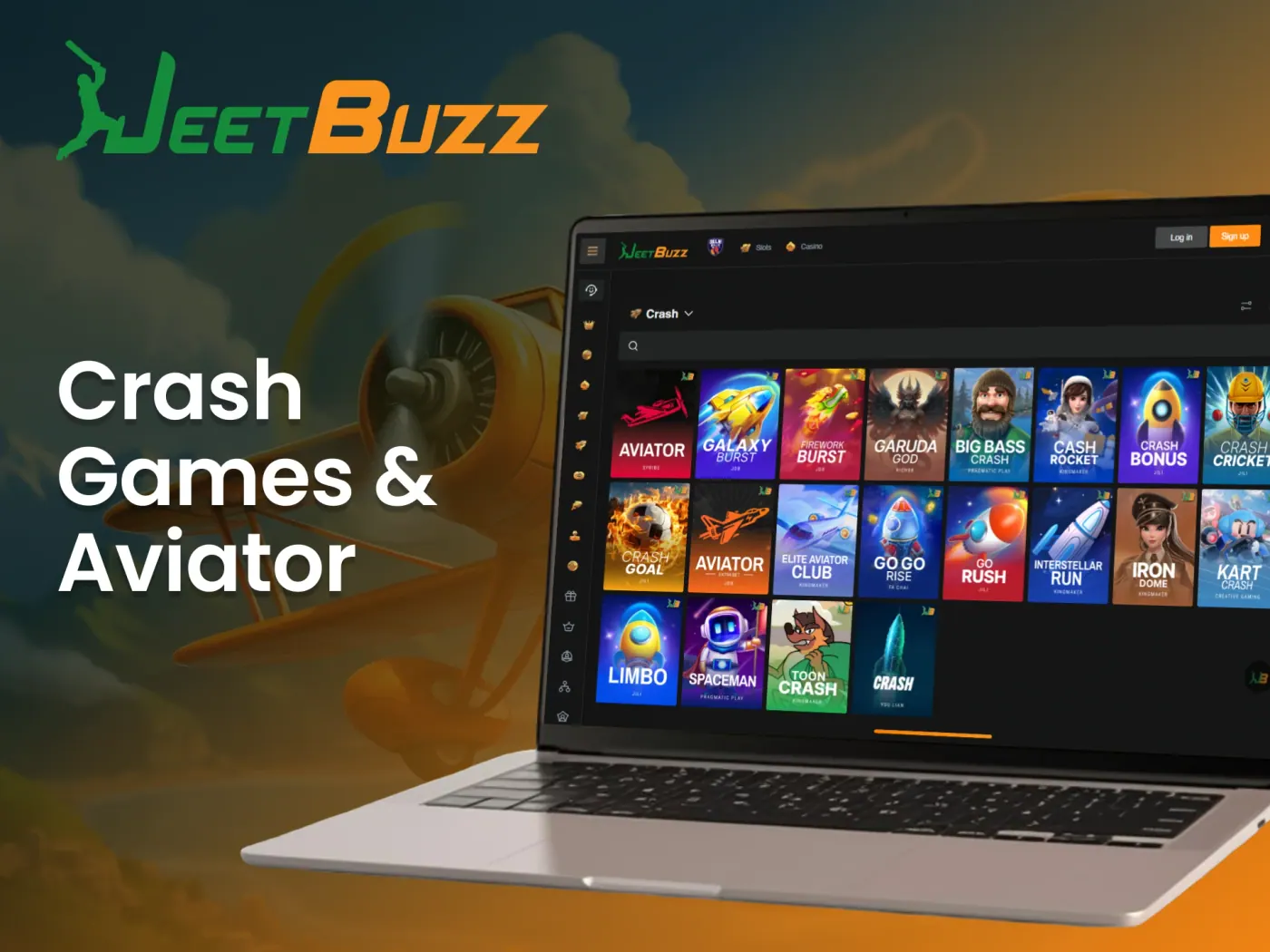 Crash games and Aviator at JeetBuzz.