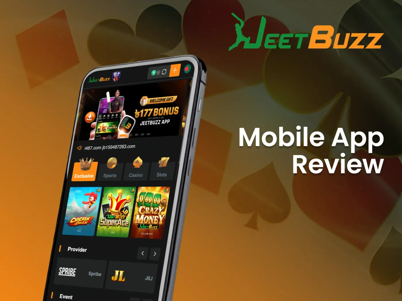 Download the mobile app to access all JeetBuzz features on the go.