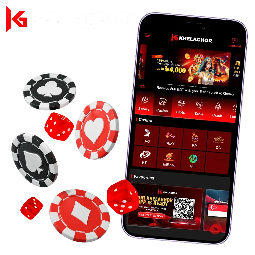 Khelaghor casino app.