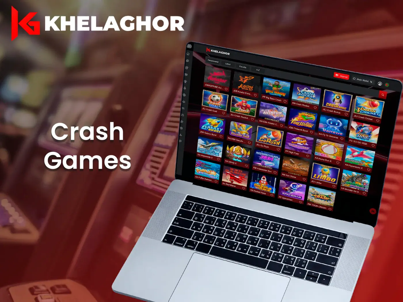 Play fast crash games at Khelaghor website.