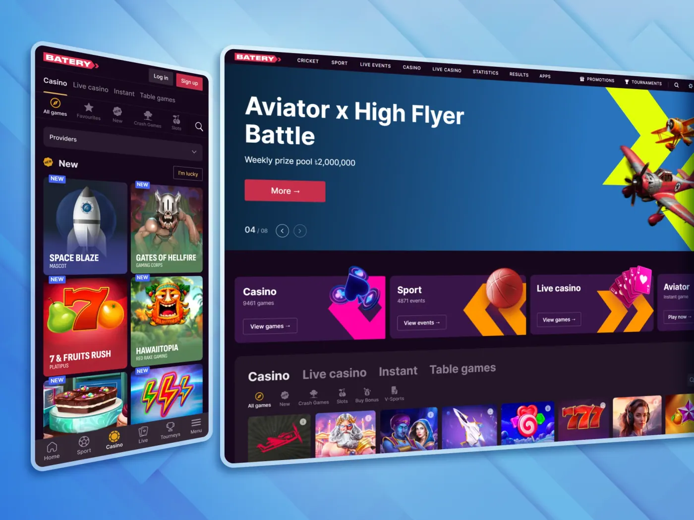 The Batery online casino.