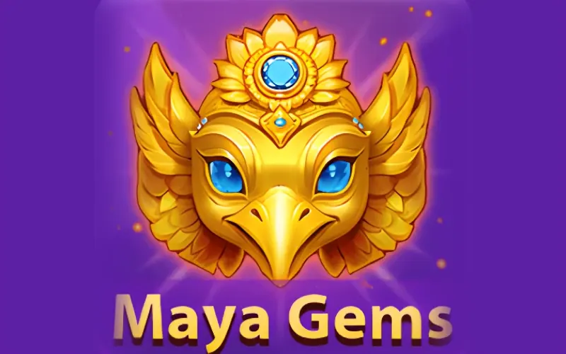 Become a treasure hunter in the Maya Gems slot game at Mega Cricket World.