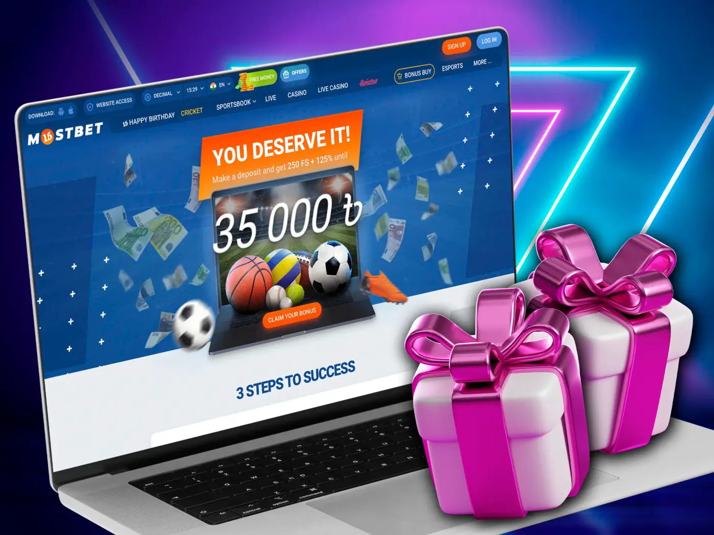 A welcome bonus adds a percentage to your first deposit.