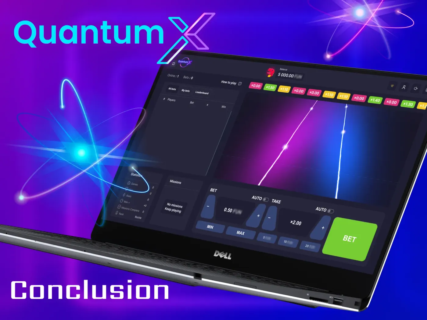 Quantum X is a crash-style game by Onlyplay.