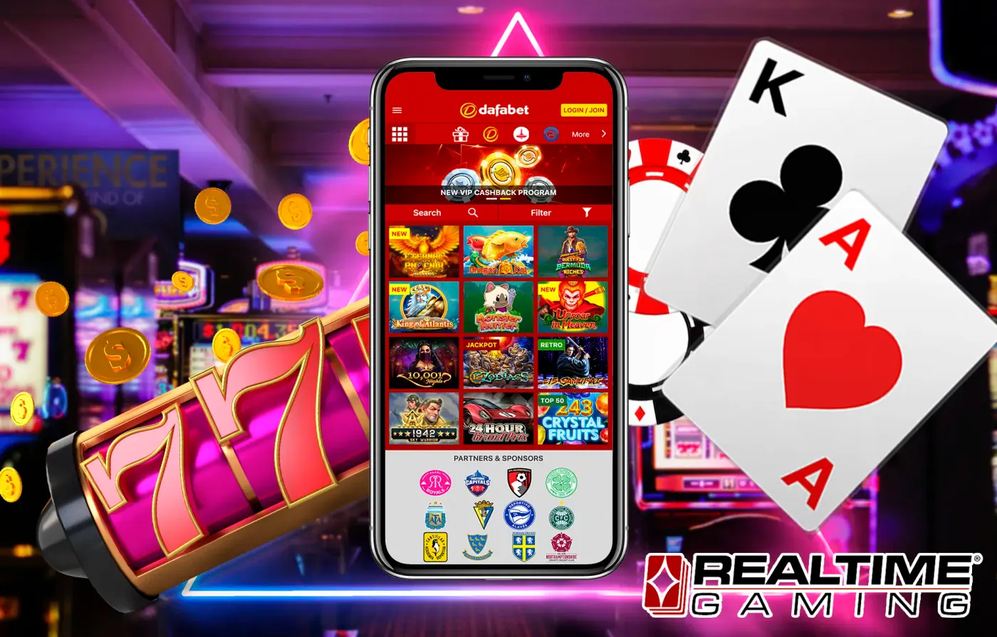 Real-Time Gaming casino games.