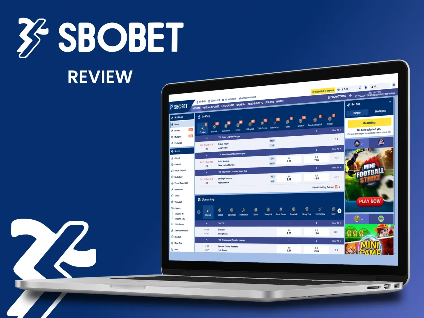 Our final Sbobet review.