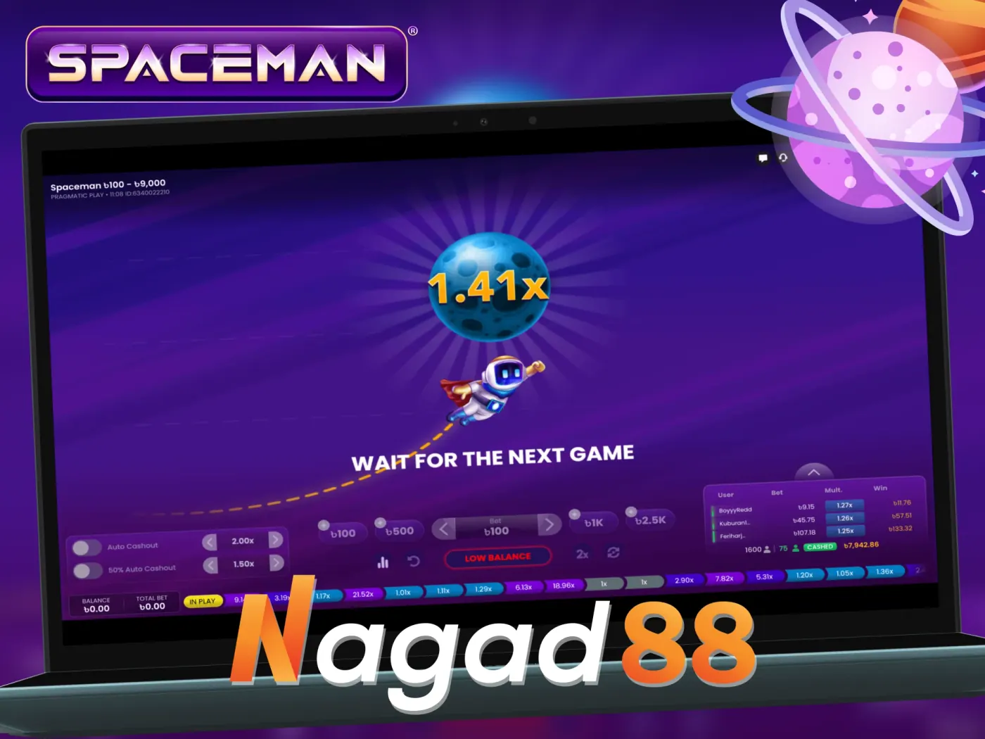 Spaceman at Nagad88.