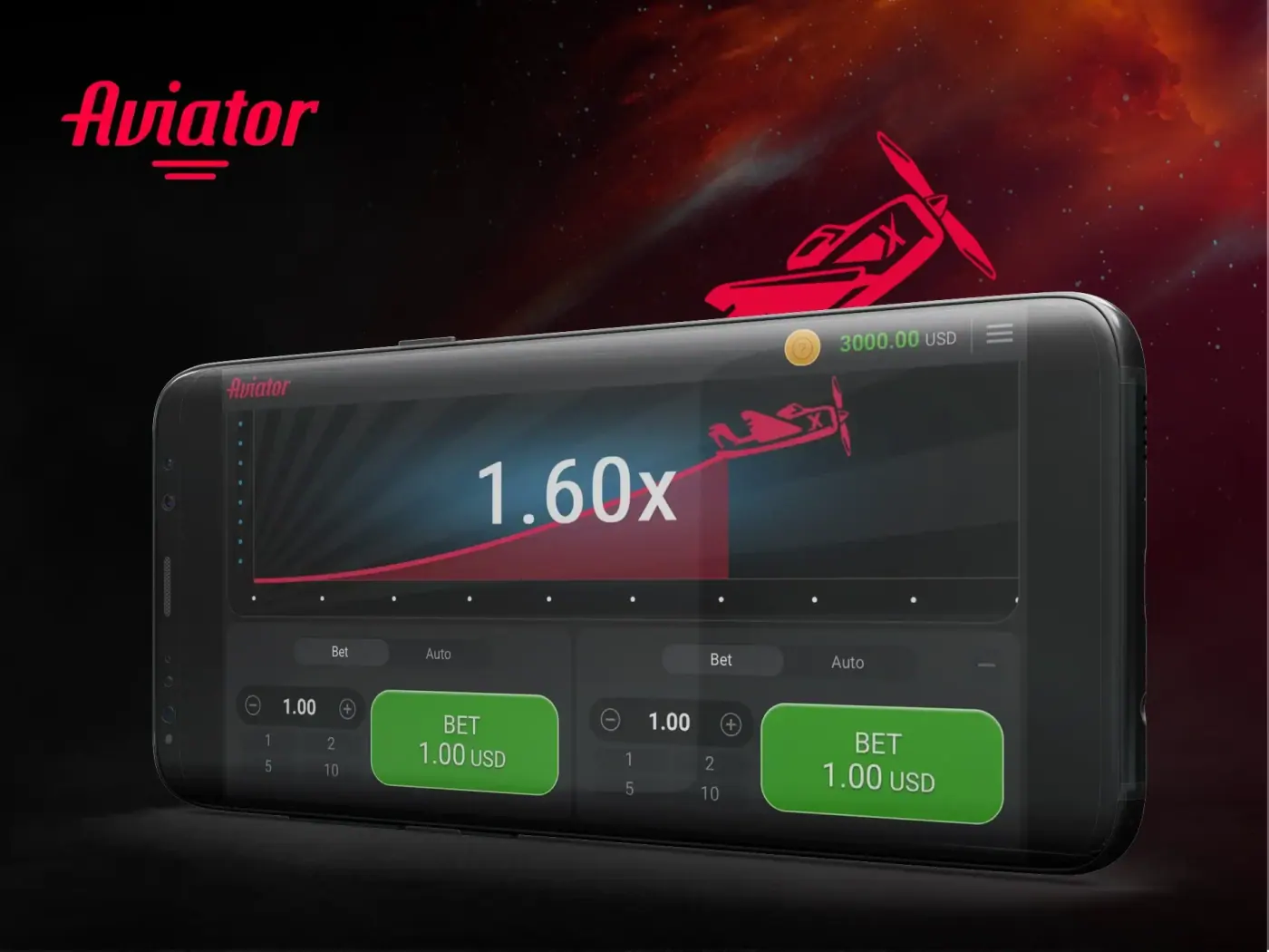 Aviator, the crash game from Spribe.