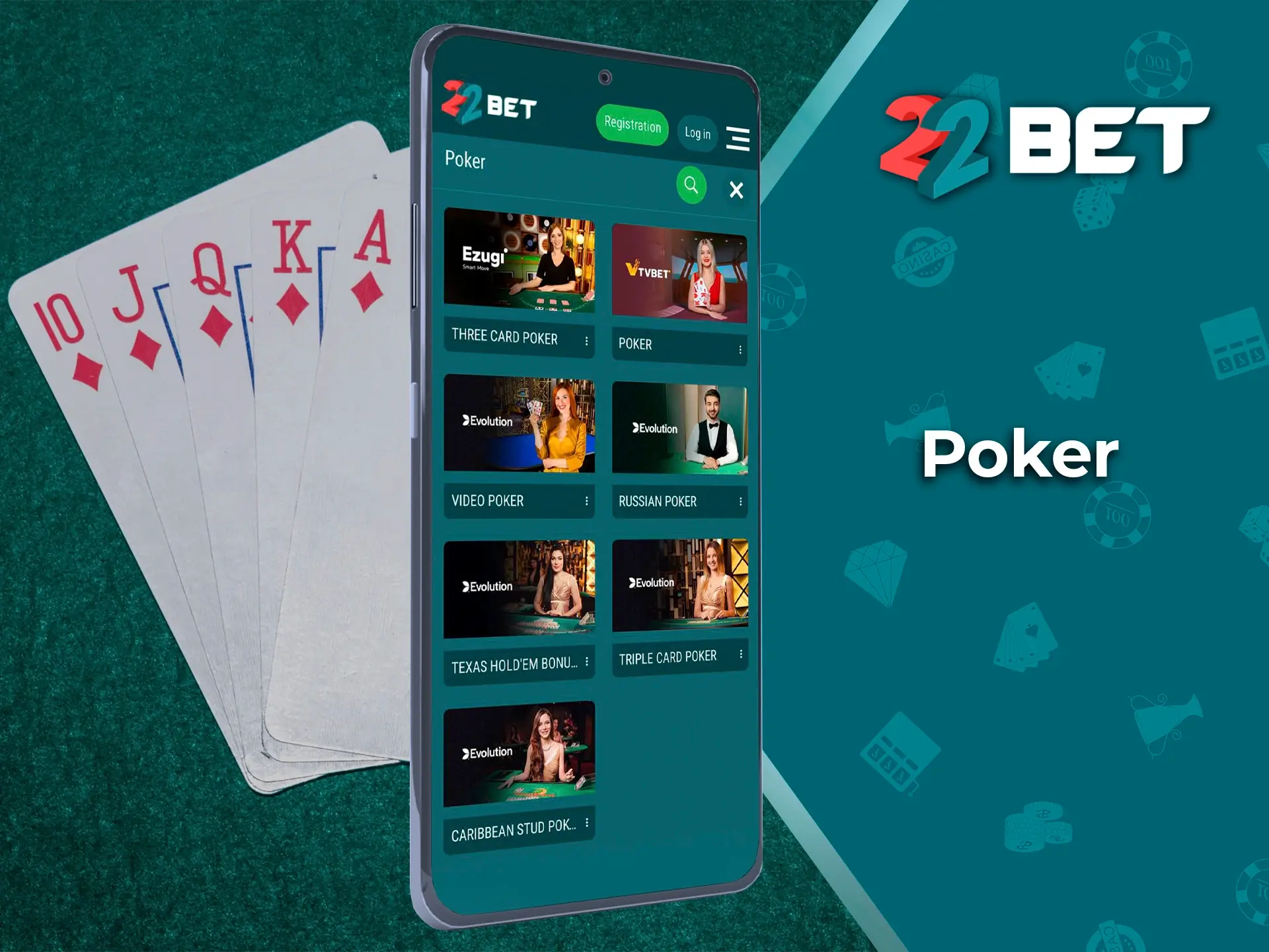 Use 22Bet's defensive poker strategy to read your opponent and win.
