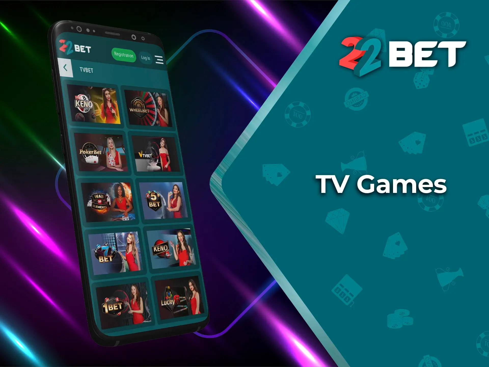 Watch 22Bet casino games online and get unforgettable emotions.
