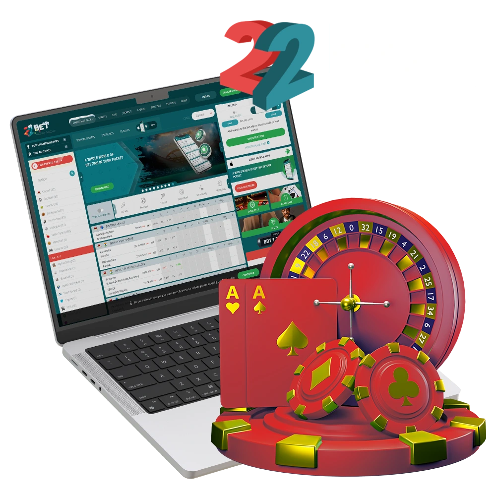 Try 22Bet online casino and sportsbook.