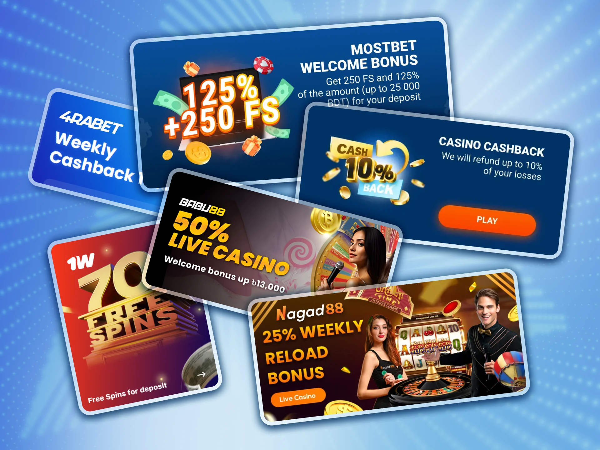 Don't forget to claim your bonuses when playing at Bangladesh's online casinos.