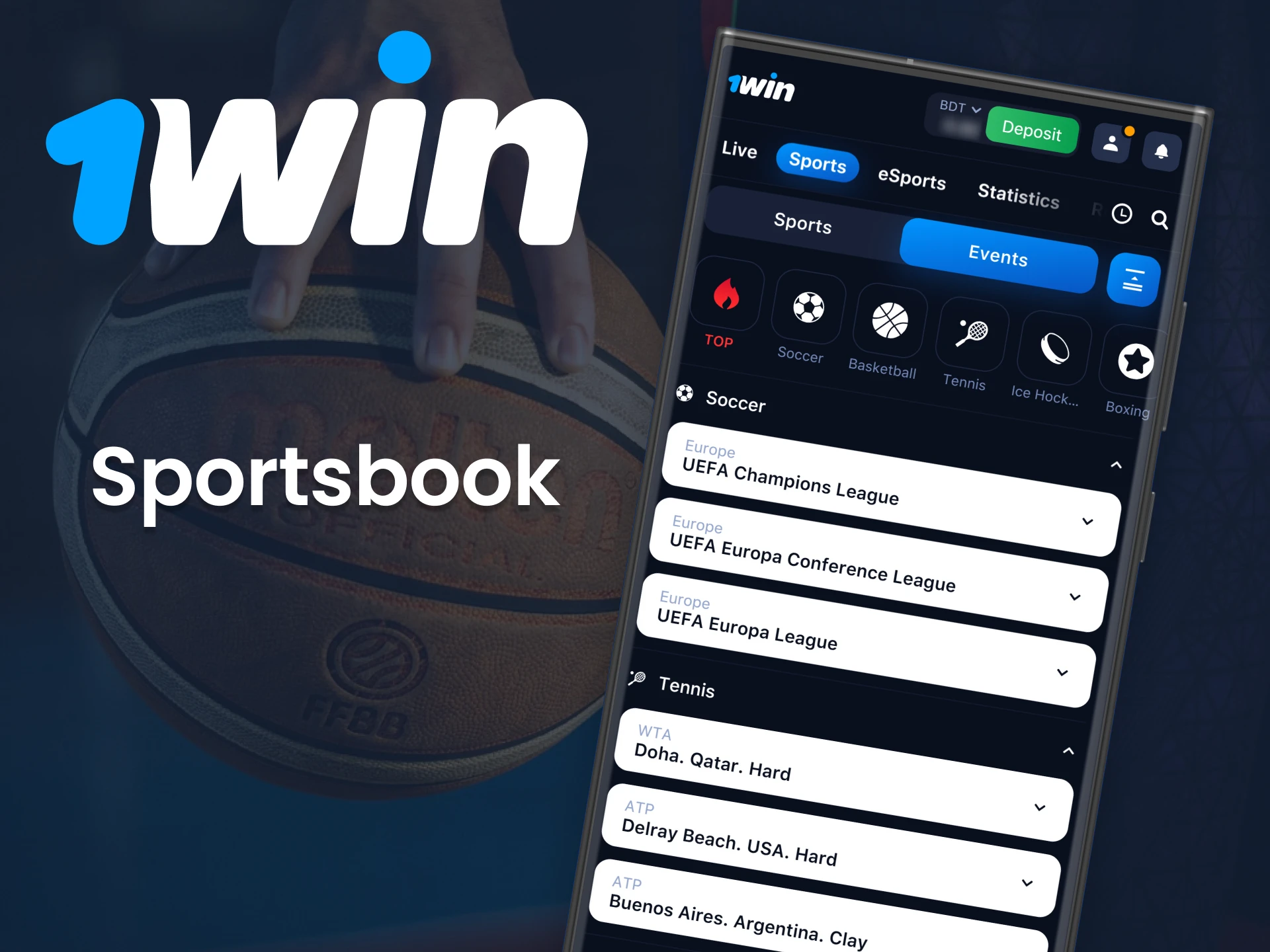 Wager on sports in Bangladesh via the 1Win mobile app.