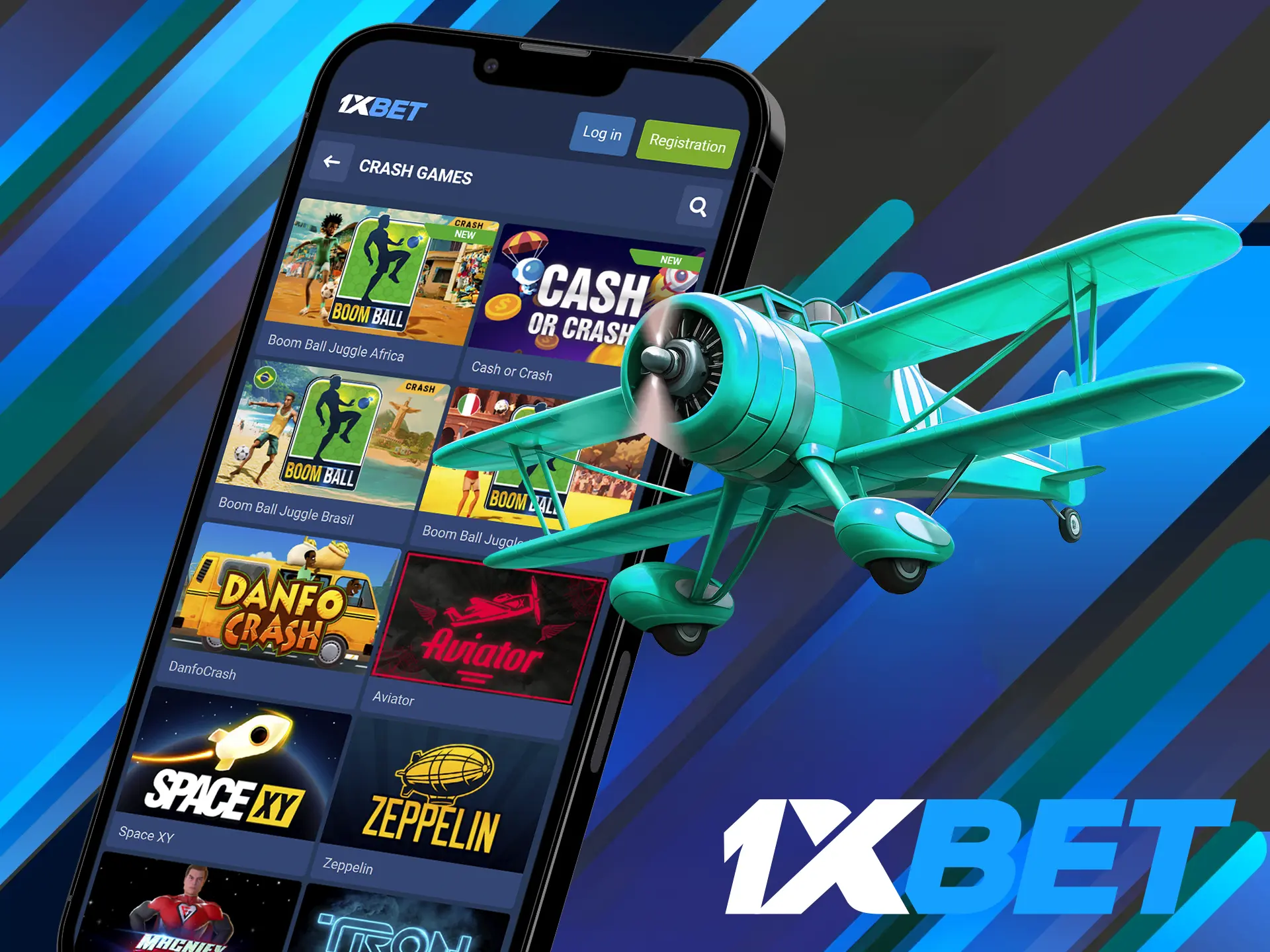 Play crash games at 1xBet and have fun.