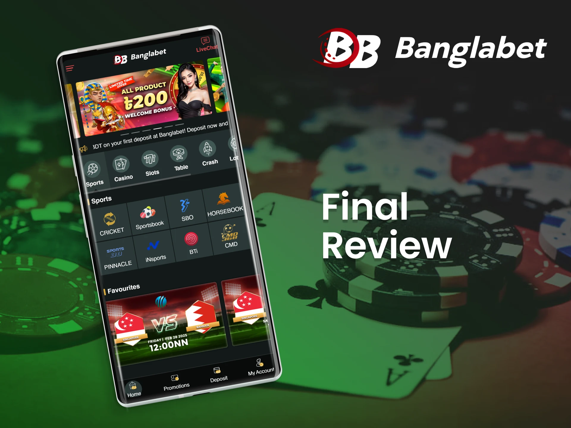 Begin your casino gaming journey with the Banglabet app.