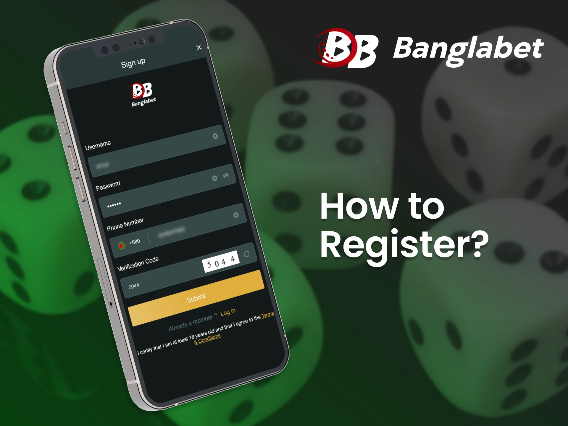 Setting up the Banglabet account is quick and simple.