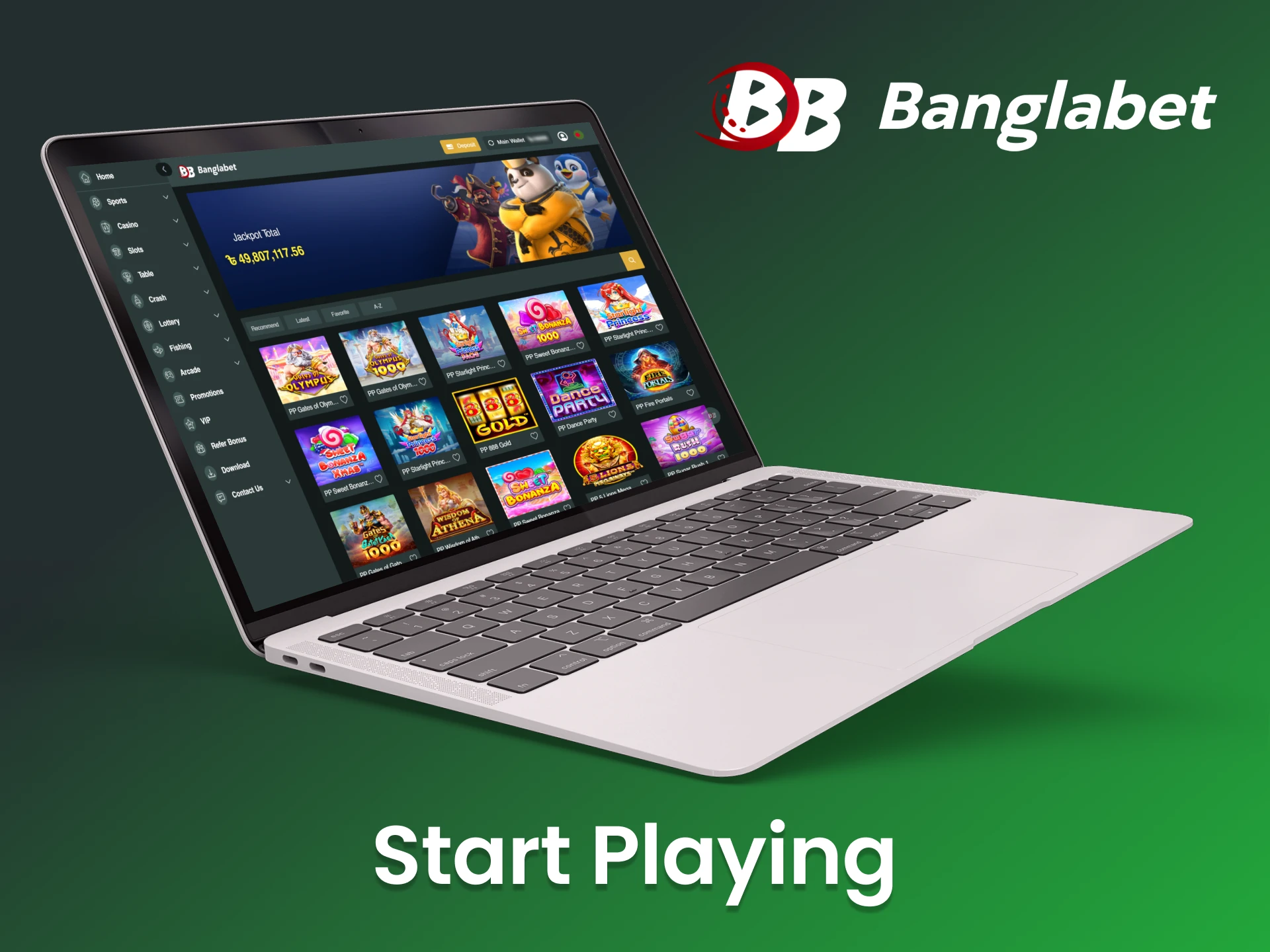 Log into your Banglabet account and enjoy casino games.