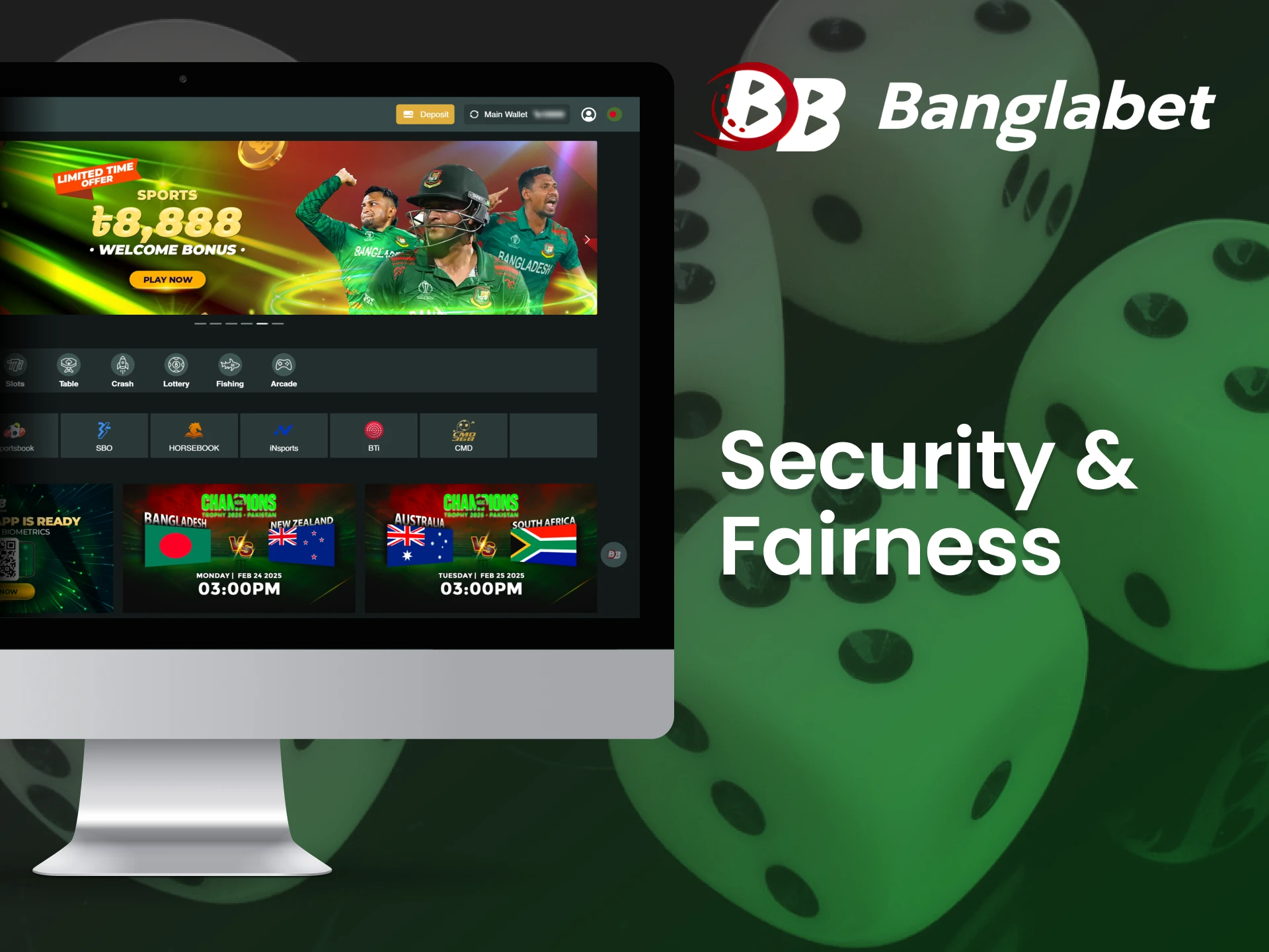 Banglabet prioritizes the highest standards of security and fairness.