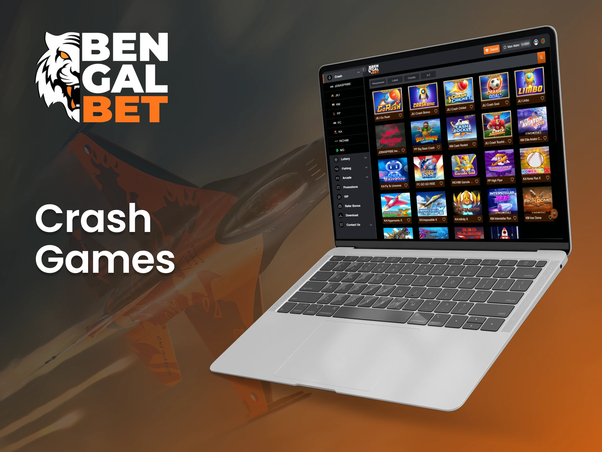 Join Bengalbet for adrenaline-fueled crash games.