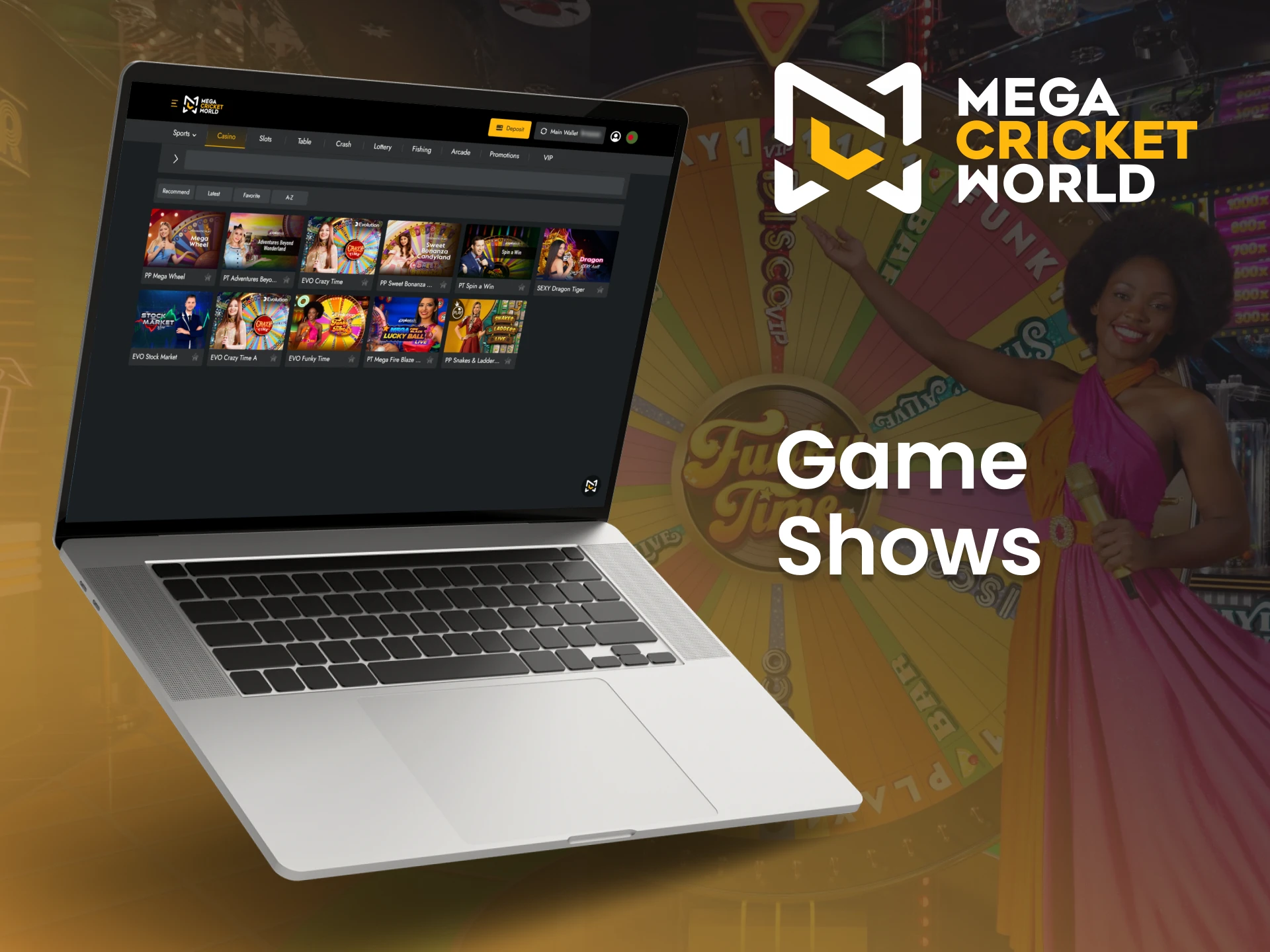 Experience the excitement of TV show-style games at Mega Cricket World.