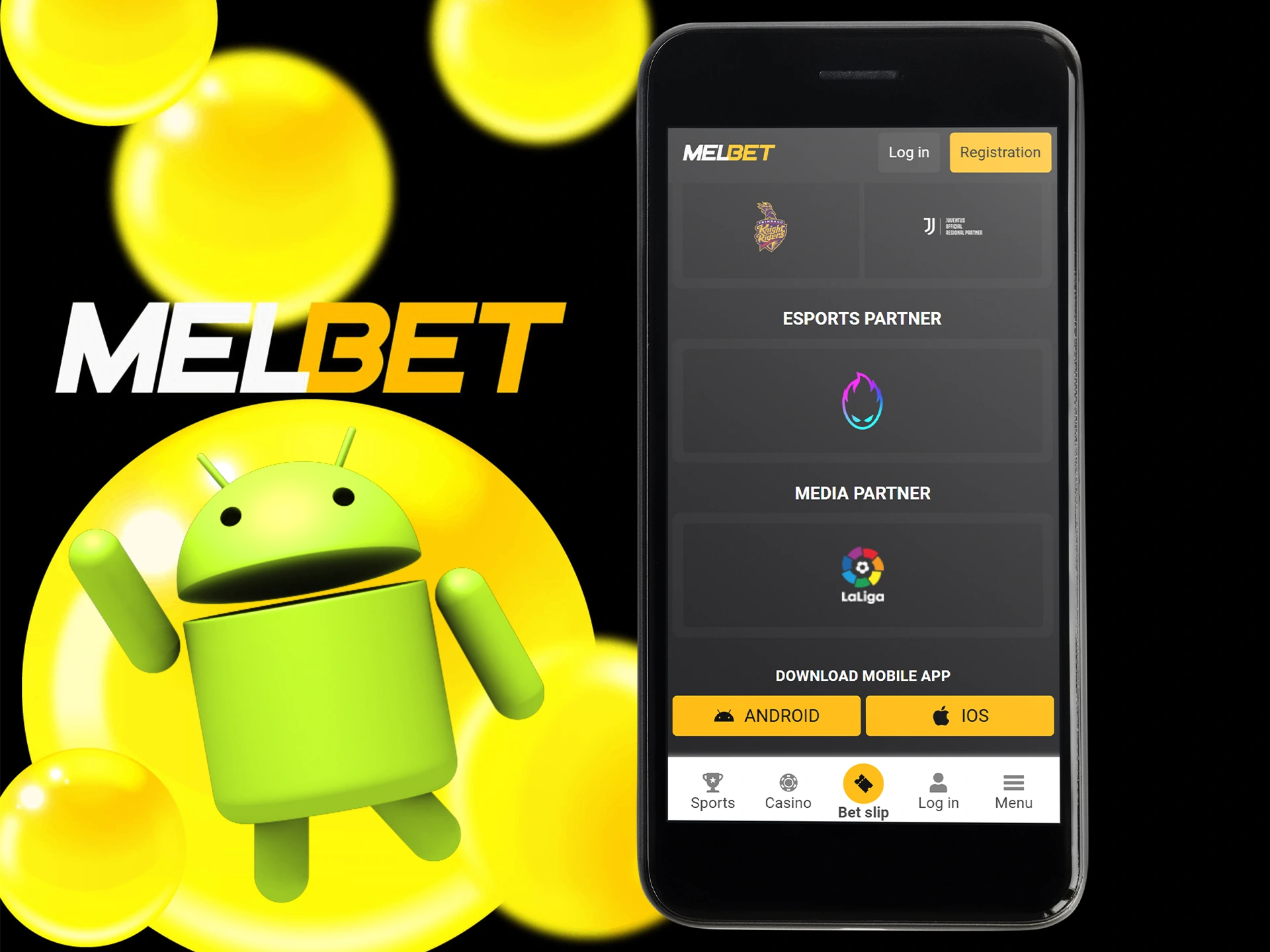 Go to the bottom of the Melbet website.