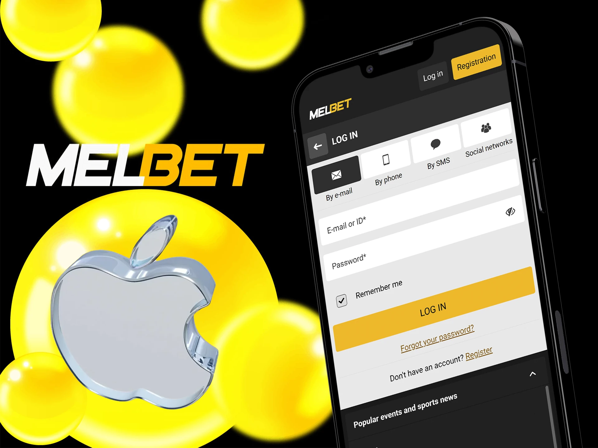 Open Melbet app and log in to start.